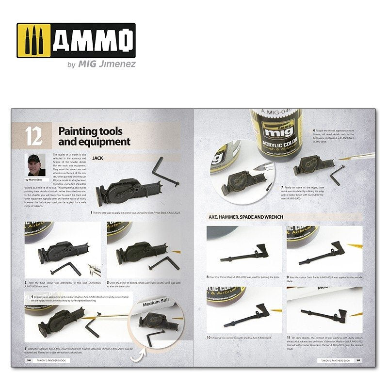 AMMO of Mig Jimenez 6270 Panthers – Modelling the TAKOM Family (English) – immagine 7