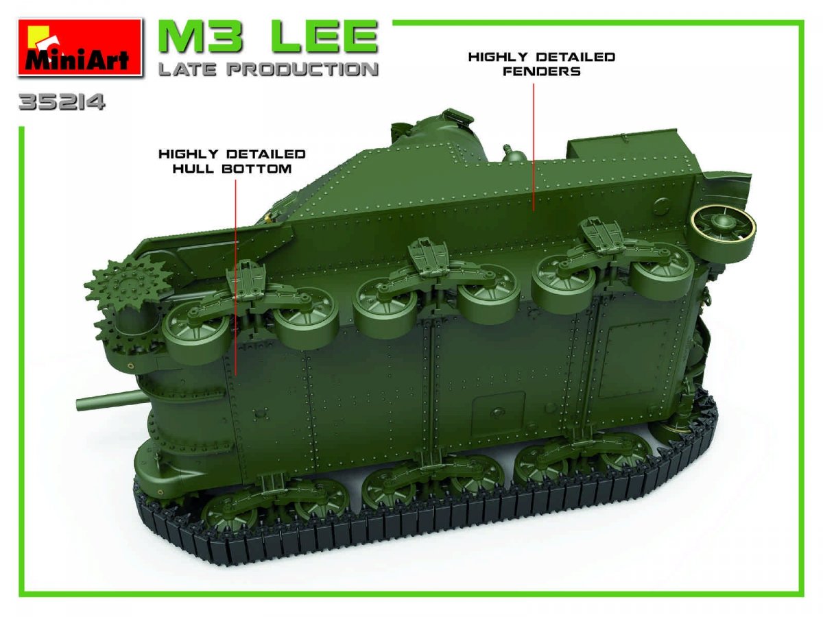 MiniArt 35214 M3 LEE LATE PROD 1/35 – Bild 3