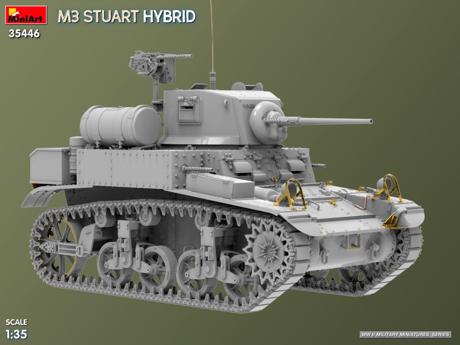 MiniArt 35446 M3 Stuart Hybrid 1/35 – imagen 4