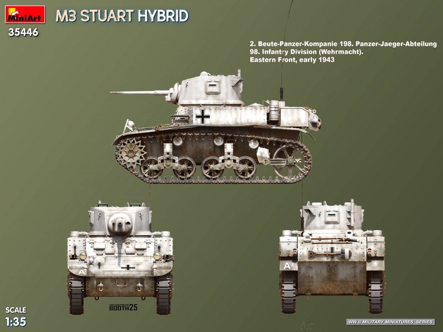 MiniArt 35446 M3 Stuart Hybrid 1/35 – imagen 14