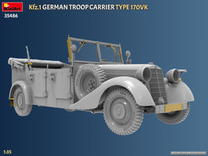 MiniArt 35486 Kfz.1 German Troop Carrier Type 170VK 1/35 – zdjęcie 3