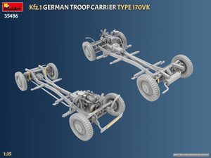 MiniArt 35486 Kfz.1 German Troop Carrier Type 170VK 1/35 – zdjęcie 11