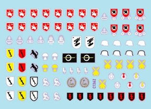 Star Decals 35-C1362 StuG-Abt 4 Generic insignia and unit markings for the Sturmgeschutz units 1/35 – imagen 2