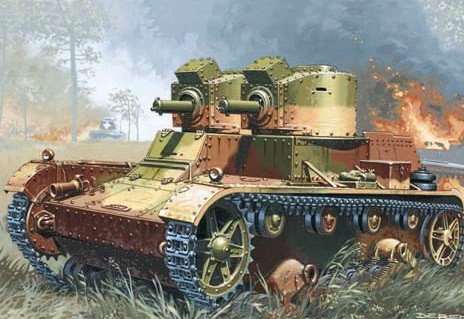Mirage Hobby 72602 7TP char léger (tourelle double) (1/72)