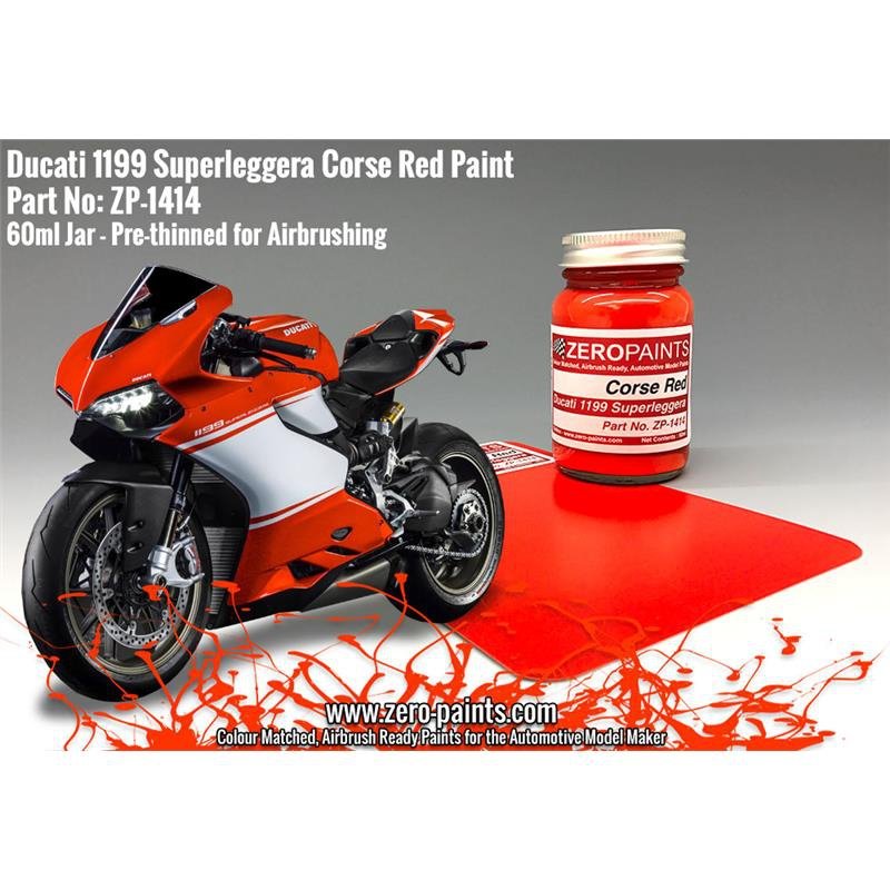 Zero Paints ZP-1414 Ducati 1199 Superleggera Corsa Red 60ml