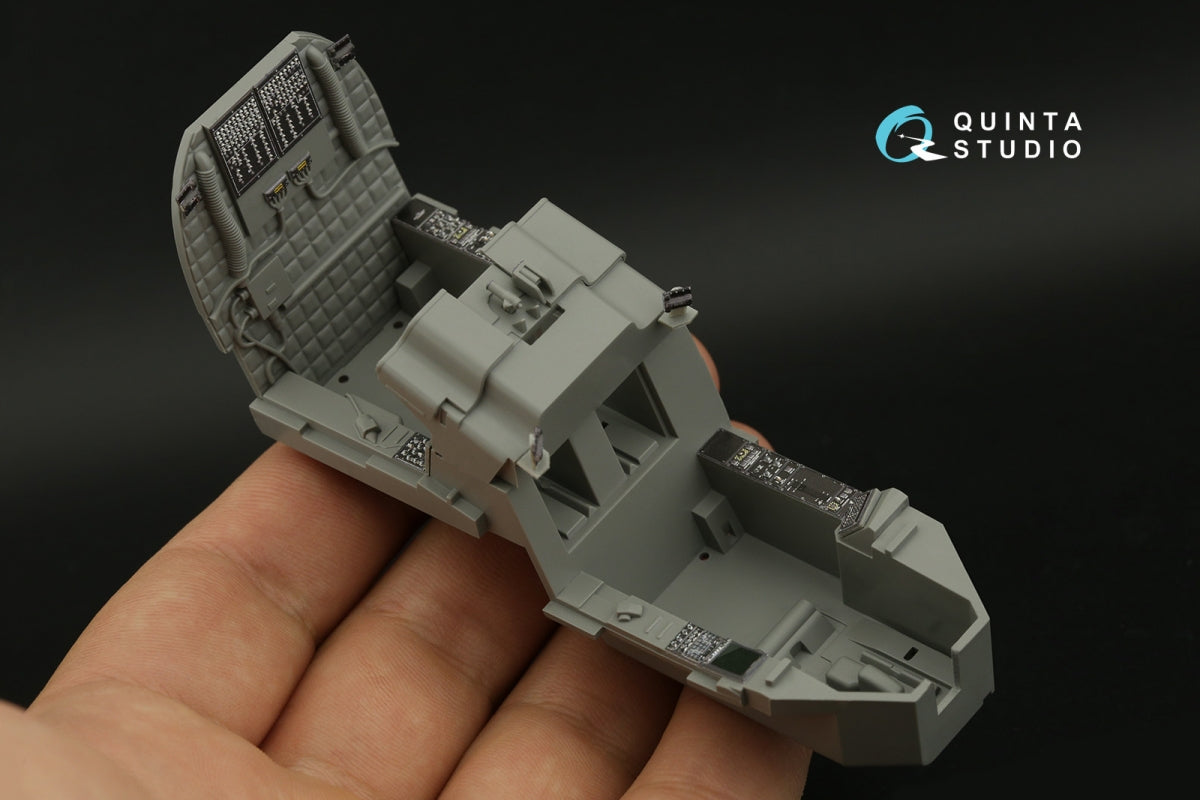Quinta Studio QD35104 AH-64DI Saraf 3D-Printed &amp;amp; coloured Interior on decal paper (Takom) 1/35 – imagen 11