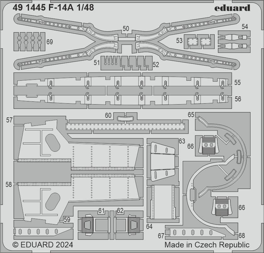 Eduard BIG49418 F-14A GREAT WALL HOBBY 1/48 – imagen 2
