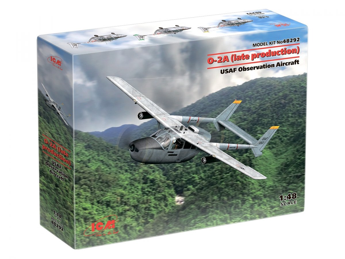 ICM 48292 O-2A (late production) USAF Observation Aircraft 1/48 – immagine 2