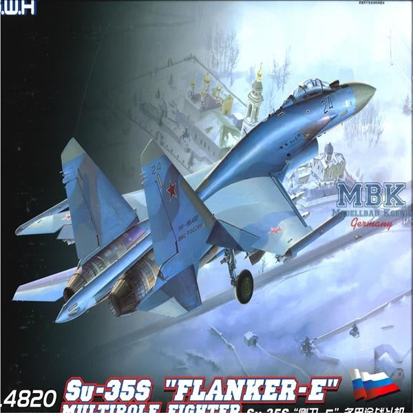 Maquette Great Wall Hobby L4820 Su-35S Flanker-E Chasseur multirôle (1/48)