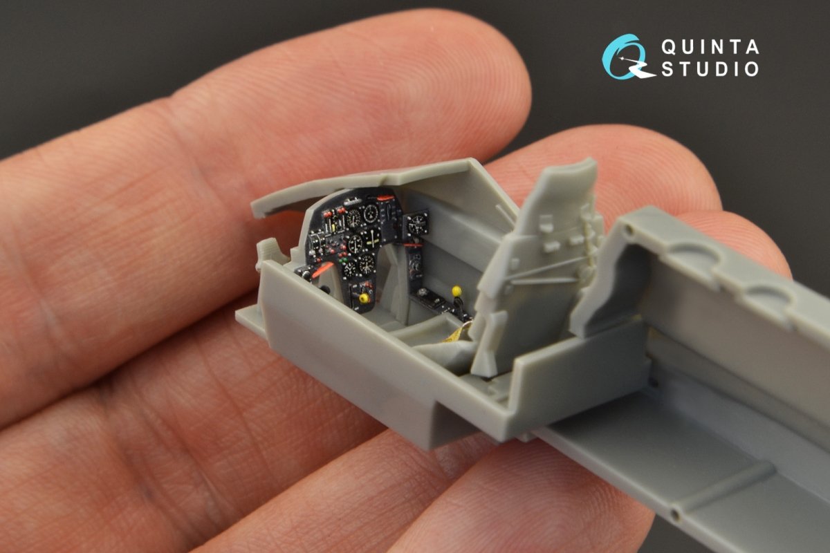 Quinta Studio QD48271 Hs 129B-2 3D-Printed &amp;amp; coloured Interior on decal paper (Hasegawa) 1/48 – imagen 6