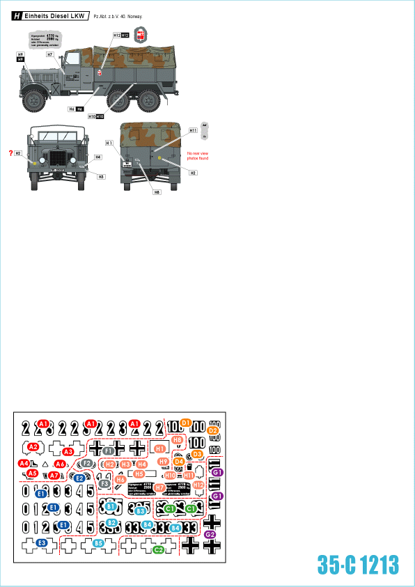 Star Decals 35-C1213 German tanks in Norway &amp;amp; Finland # I 1/35 – imagen 2