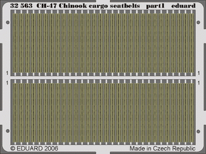 Eduard 32563 CH-47 Chinook cargo seatbelts 1/35 TRUMPETER – image 2