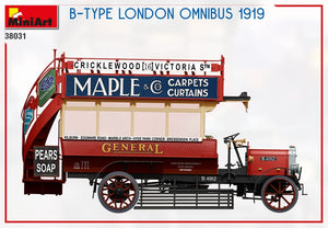 MiniArt 38031 B-TYPE LONDON OMNIBUS 1919 1/35 – imagen 5