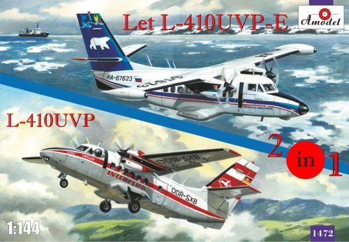 A-Model 01472 Let L-410UVP i L-410UVP-E Interflug, Polar Aviation 1/144
