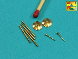 Aber 16028 Useful parts for the early versions of the Tiger I tank / Pożyteczne części do czołgu Tiger I wczesnych wersji 1/16