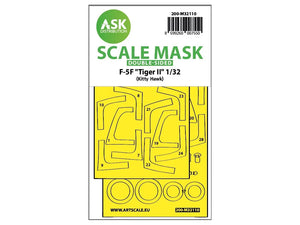Art Scale Kit M32110 F-5F Tiger II Double-Sided Express Fit Mask for Kitty Hawk 1/32