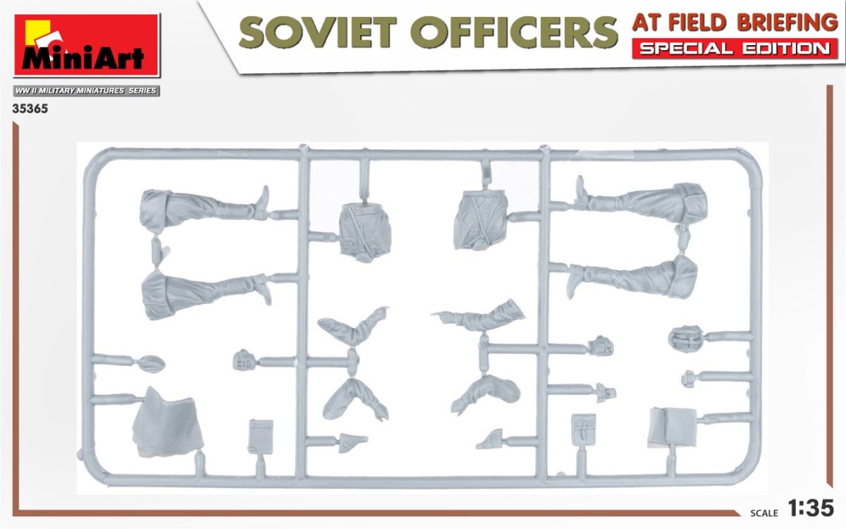 MiniArt 35365 SOVIET OFFICERS AT FIELD BRIEFING. SPECIAL EDITION 1/35 – imagen 3