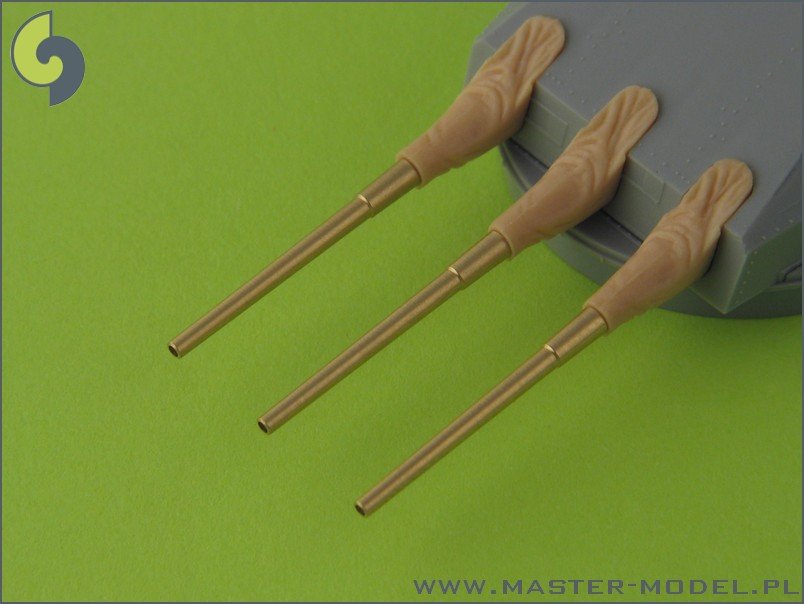 Master SM-350-058 Scharnhorst armament with blastbags - 28cm (9pcs), 15cm (12pcs), 10,5cm (14pcs) barrels – imagen 4