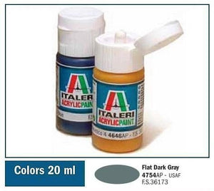 Italeri 4754AP Gris foncé mat 20 ml