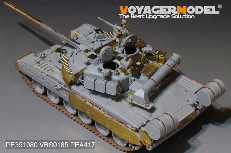Maquette Voyager PE351080 Char de combat principal russe moderne T-80UK (lanceur de fumée inclus) pour TRUMPER 09578 1/35 – image 4
