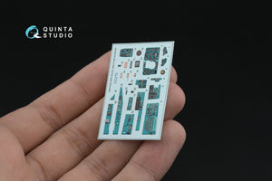 Quinta Studio QD+48578 MiG-21MF Fishbed-J (Gorkiy plant) 3D-Printed &amp;amp; coloured Interior on decal paper (Eduard) (with 3D-printed resin parts) 1/48 – zdjęcie 5