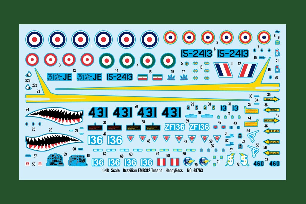 Hobby Boss 81763 Brazilian EMB312 Tucano 1/48 – imagen 3