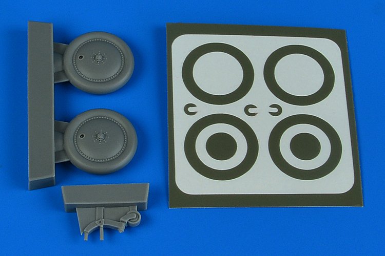 Aires 4869 K5Y Willow wheels & paint masks 1/48 Otaki