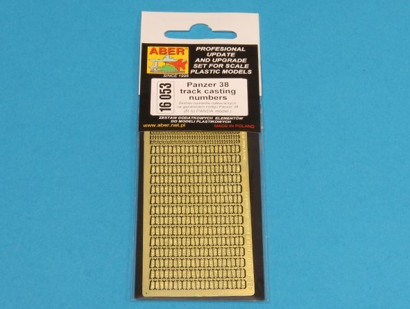 Aber 16053 Panzer 38 track link casting numbers 1/16 – image 8