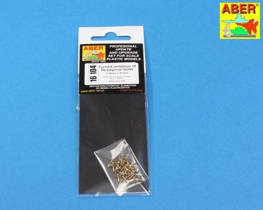 Aber 16104 Toczone misiężne imitacje śrub 30 szt. - 1,19mm x 30 pcs. – imagen 2