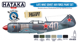 Hataka HTK-BS20 BLUE LINE – Late WW2 Soviet Air Force paint set 6x17ml – immagine 2