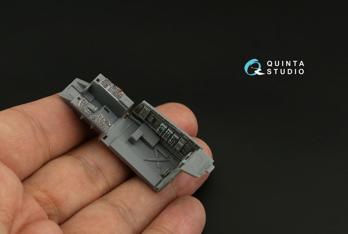 Quinta Studio QD72068 F-15C Late/F-15J Late 3D-Printed &amp;amp; coloured Interior on decal paper (GWH) 1/72 – imagen 3