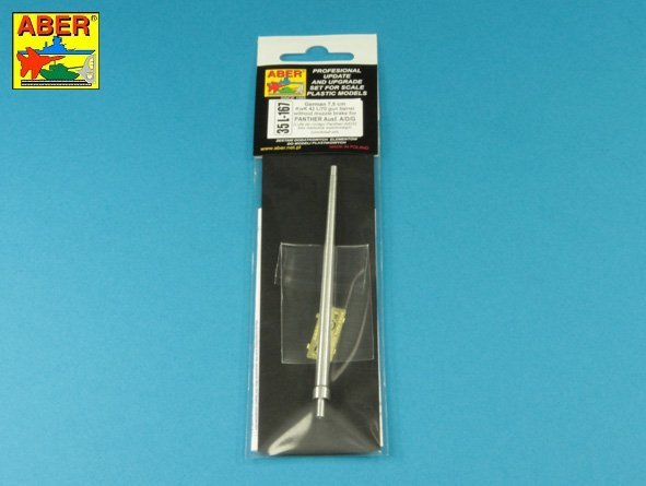 Aber 35L-167 German 7,5cmKwK42L/70 gun barrel without muzzle brake for Panther Ausf. A/D/G or Panther II 1/35 – Bild 7