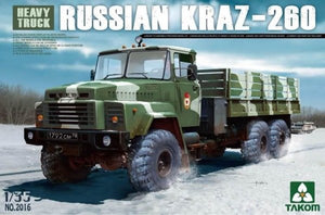 Takom 2016 Camion Lourd Russe KRAZ-260