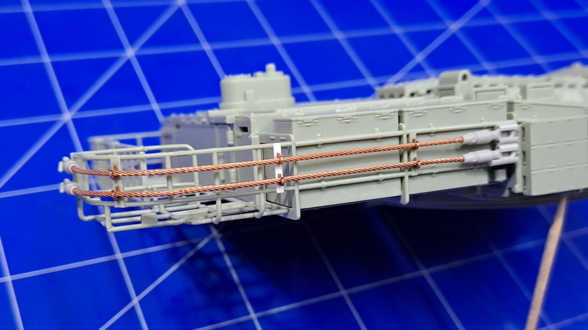 Eureka XXL ER-3575 K2 Black Panther MBT Towing Cables &amp;amp; Holders (Academy) 1/35 – immagine 18