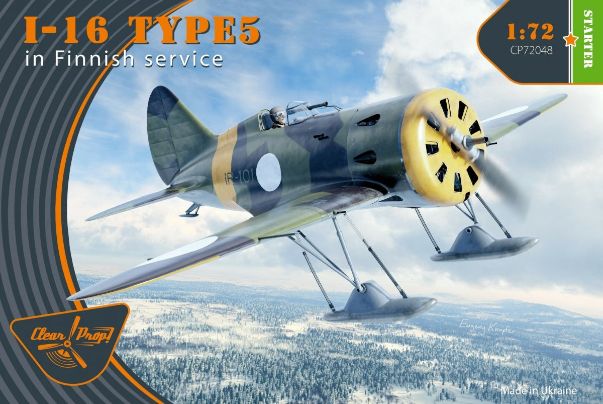 Clear Prop! CP72048 I-16 type 5 en service finlandais - Kit de démarrage 1/72 – image 2