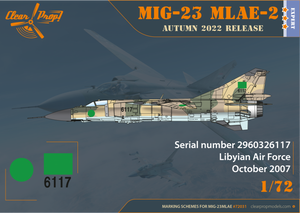 Clear Prop! CP72031 MiG-23MLAE-2 Flogger-G EXPERT KIT 1/72 – Bild 6