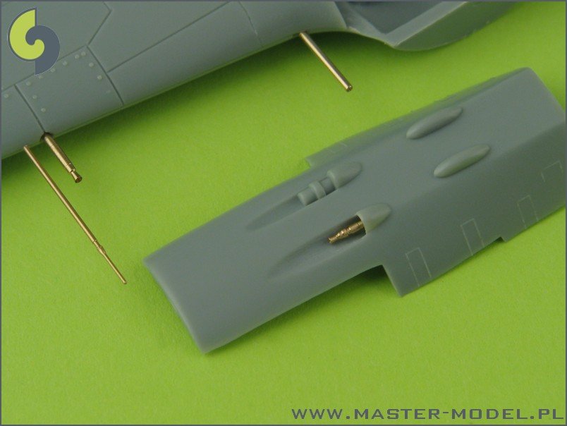 Master AM-72-012 Fw 190 A2 - A5 armament set (MG 17, MG FF, MG 151 barrel tips) &amp;amp; Pitot Tube – imagen 3