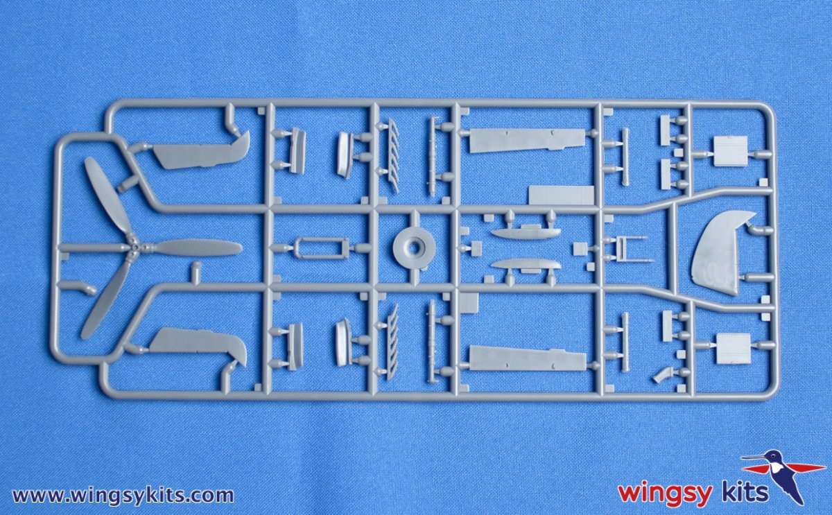 Wingsy Kits D5-08 German WWII Fighter MESSERSCHMITT Bf 109 E-3 1/48 – imagen 9