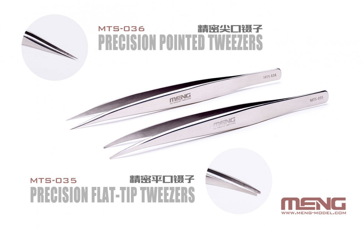 Meng Model MTS-036 Precision Pointed Tweezers (Precyzyjne szpiczaste szczypce) – immagine 3