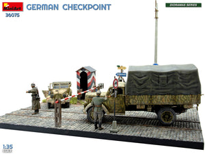 MiniArt 36075 German Checkpoint. 3t Cargo Truck 3,6-36S &amp;amp; Kfz.1 Type 170VK w/ Feldgendarmerie. Big Set 1/35 – zdjęcie 2
