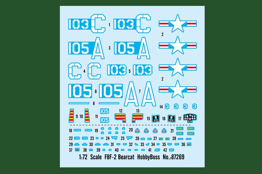 Hobby Boss 87269 F8F-2 Bearcat 1/72 – zdjęcie 3