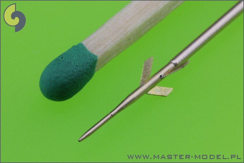Master AM-48-063 MiG-21 F-13 (Fishbed C) - Pitot Tube 1/48 – zdjęcie 3
