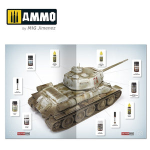 AMMO de Mig Jimenez 7903 SOLUTION BOX MINI (20) - Comment peindre des véhicules soviétiques d&amp;#39;hiver de la Seconde Guerre mondiale – image 4