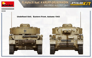 MiniArt 35330 Pz.Kpfw. IV Ausf. H Krupp-Grusonwerk 1/35 – immagine 7