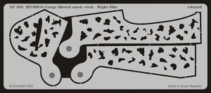 Eduard XF562 Bf 109F/ G Large Blotch mask-etch 1/48 – imagen 2
