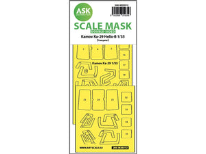 Art Scale Kit M35012 Kamov Ka-29 Helix-B Double-Sided Painting Mask ForTrumpeter 1/35