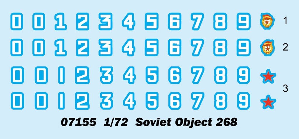 Trumpeter 07155 Soviet Object 268 1/72 – Bild 3