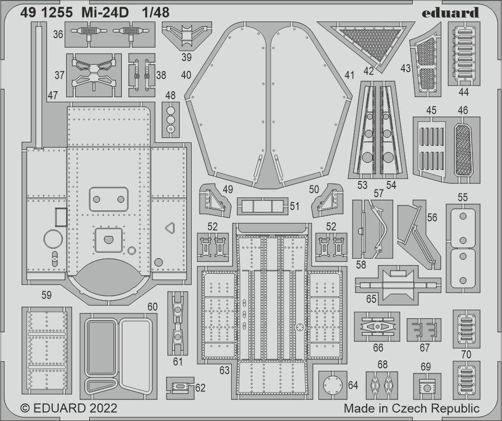 Eduard 491255 Mi-24D TRUMPETER 1/48 – zdjęcie 2