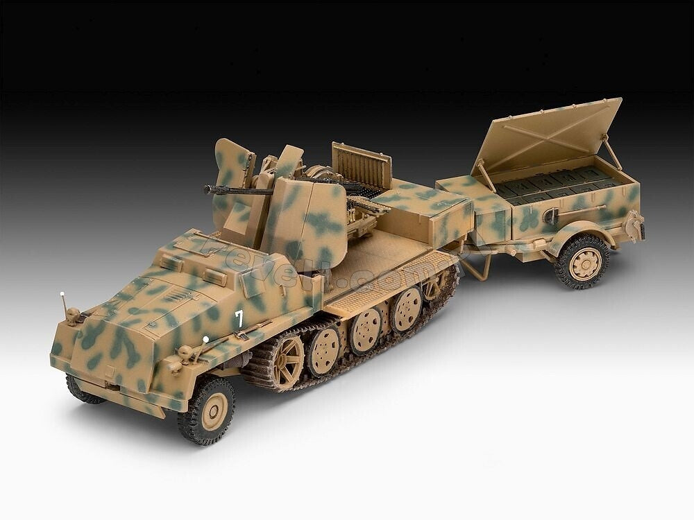 Revell 63293 sWS with Flak 43 and Sd.Ah. 58 Ammo Trailer Model Set 1/72 – imagen 2
