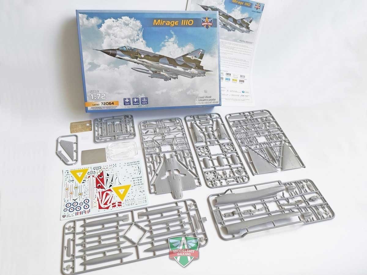 Modelsvit 72064 Intercepteur Mirage IIIO 1/72 – image 2